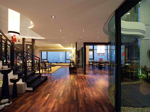 安吉美颂广场实木（mù）地板案例